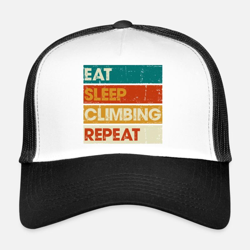 Eat Sleep Climb Repeat Trucker Cap
