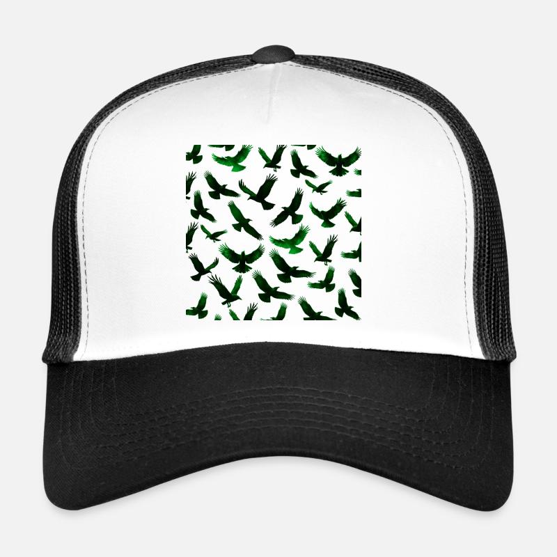 Goth muster, Kolkraben, animal prints Trucker Cap