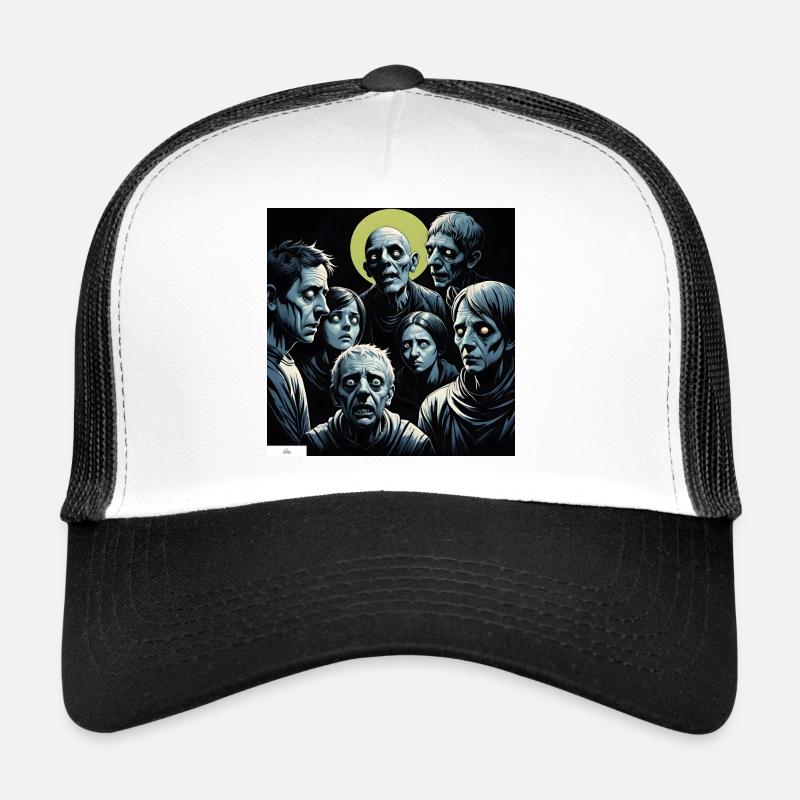 Bleakest friends - Trucker Cap - white/black