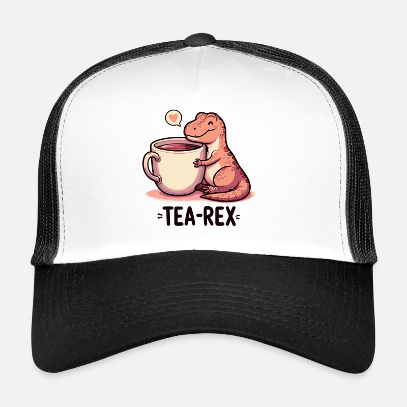 Tea Rex Tea Rex Tea Drinker Gift Trucker Cap