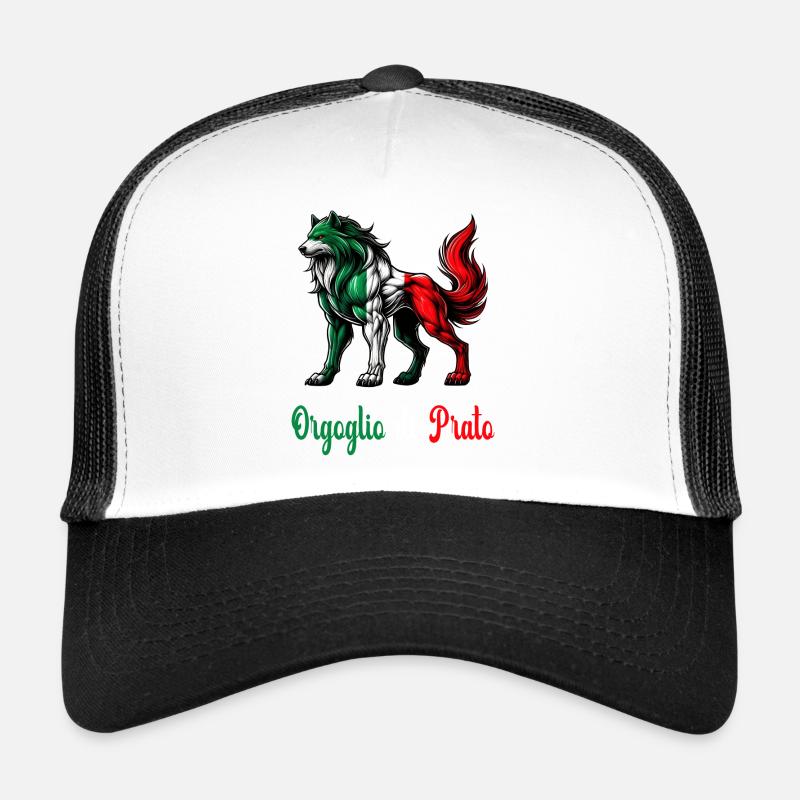 The pride of Prato Italy flag Trucker Cap