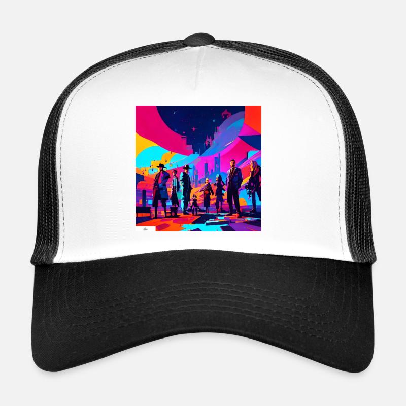 Digitale Fantasie-Freundschaft Trucker Cap