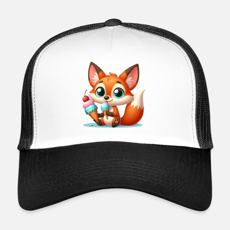 FOX 8 - Trucker Cap - white/black