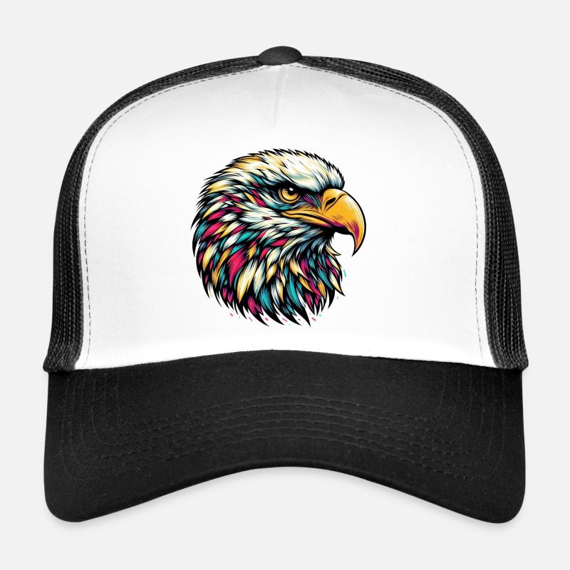 Adler - Trucker Cap - Weiß/Schwarz