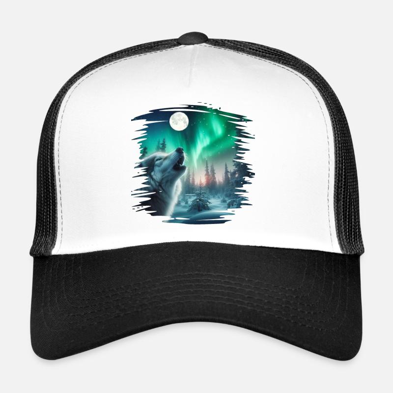 Aurore boréale Casquette trucker 