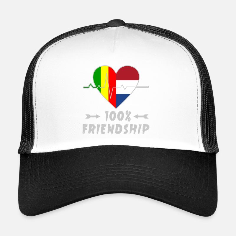 Mali and the Netherlands 100% friendship Trucker Cap
