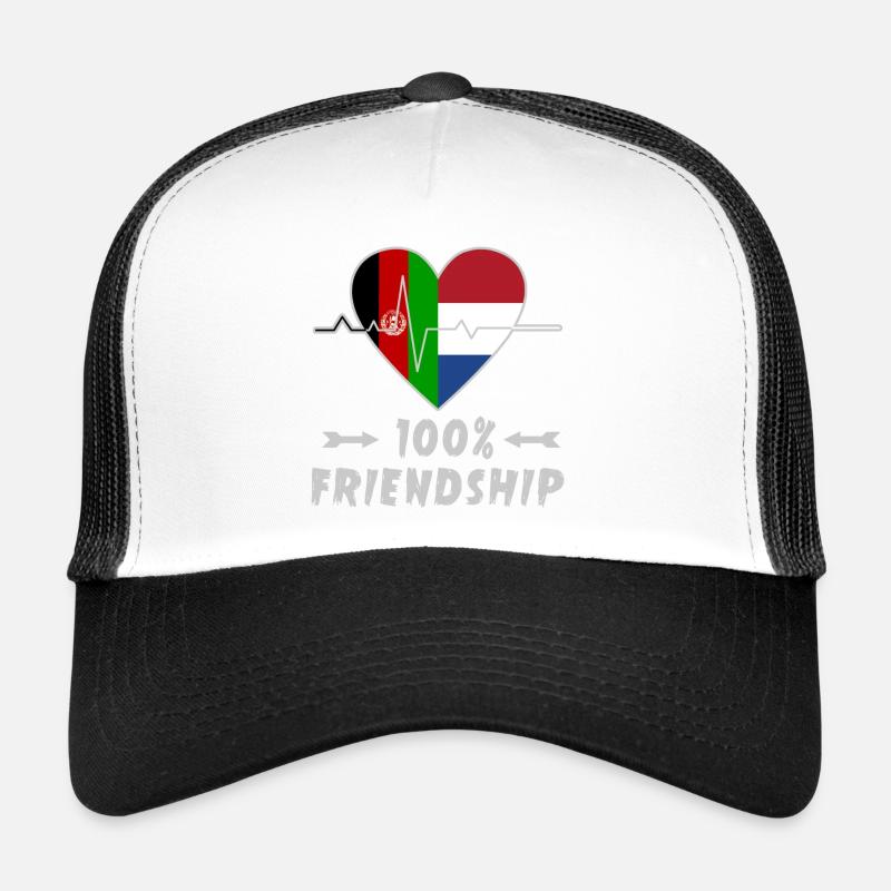 L'Afghanistan et les Pays-Bas : amitié à 100 % Casquette trucker 
