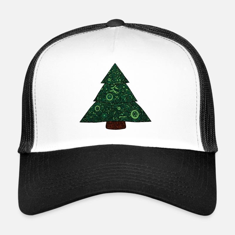 Mandala Weihnachtsbaum Trucker Cap
