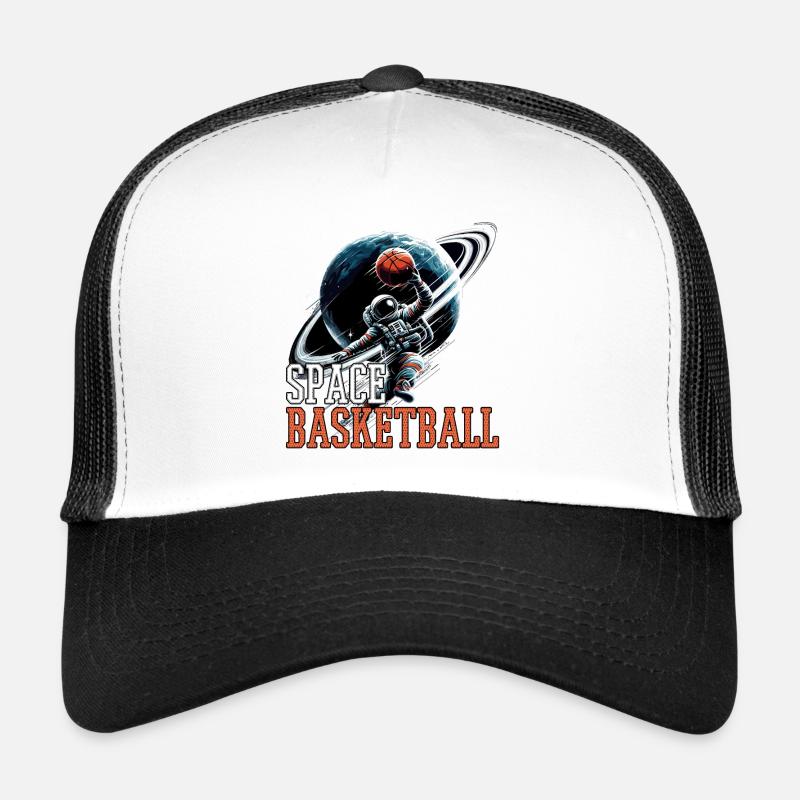 Cadeau d’astronaute de basket-ball de l’espace Casquette trucker 