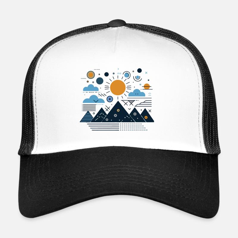 Montagnes Casquette trucker 