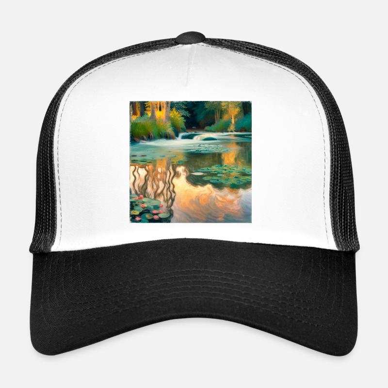 Impressionism River Trucker Cap