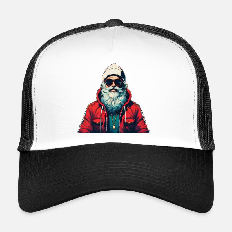 Weihnachtsmann Urban - Trucker Cap - Weiß/Schwarz