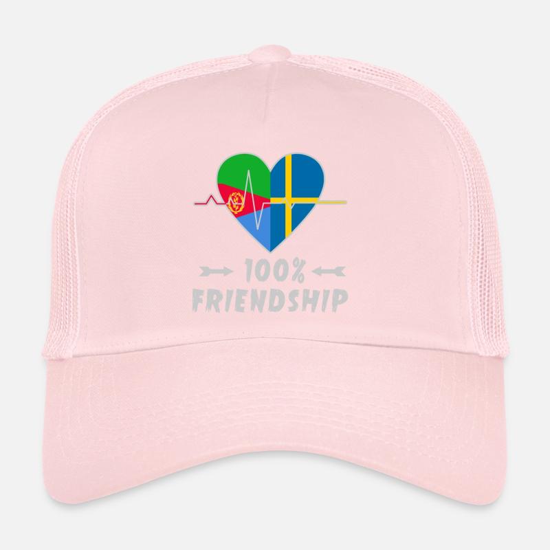 L'Érythrée et la Suède : amitié à 100 % Casquette trucker 