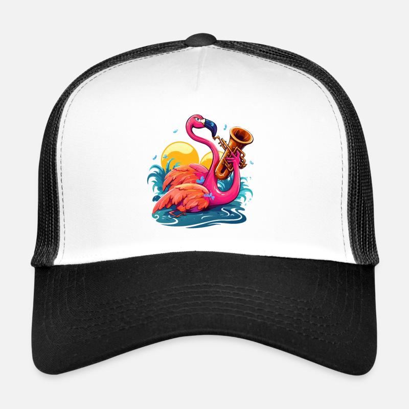 Flamant rose jazzy Casquette trucker 
