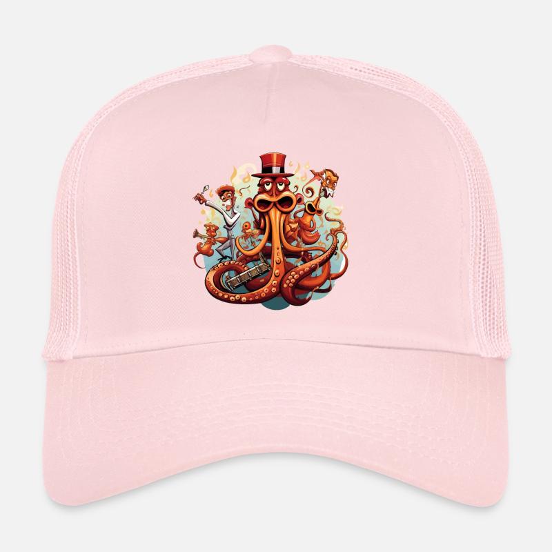 Pieuvre jazzy Casquette trucker 