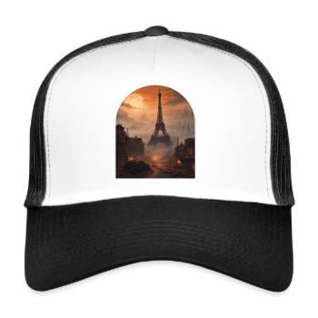 The Eiffel Tower - Trucker Cap - white/black - Front