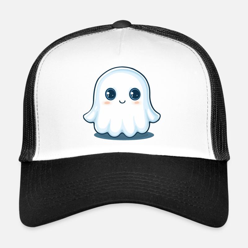 Niedlicher Geist - Trucker Cap - Weiß/Schwarz