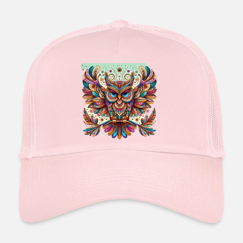 Muster Eule Trucker Cap