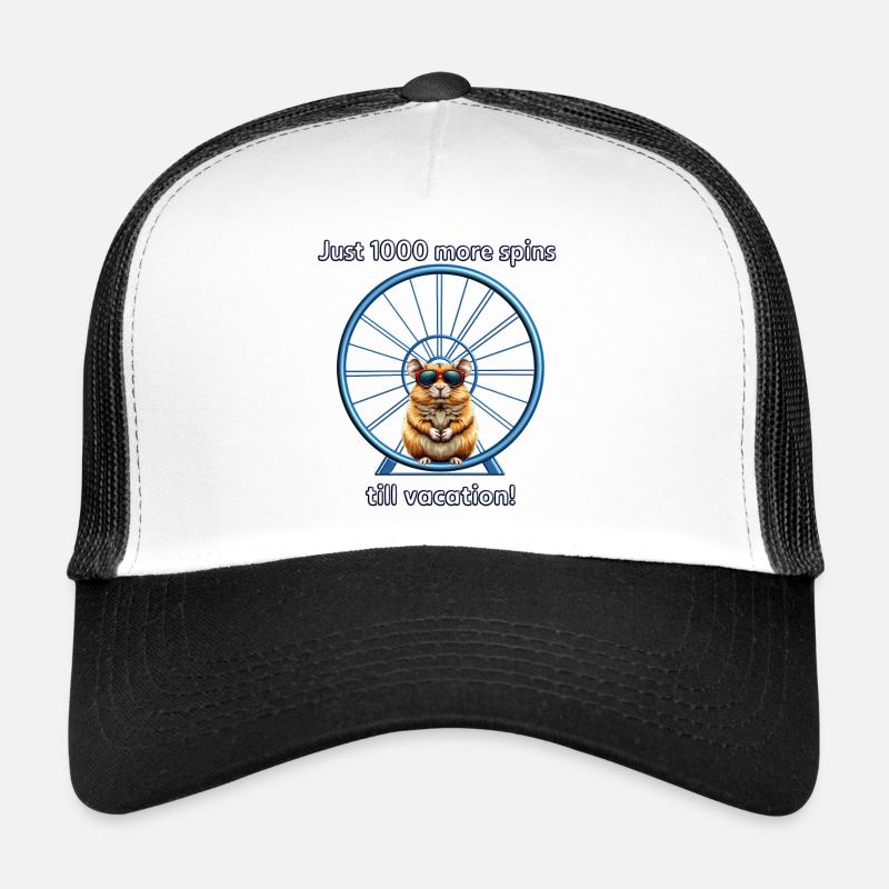 Hamster s Vacation Countdown Trucker Cap