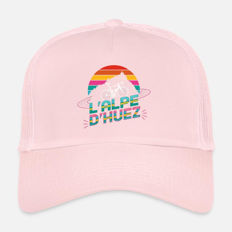 Alpe d’Huez Cycling Design Trucker Cap
