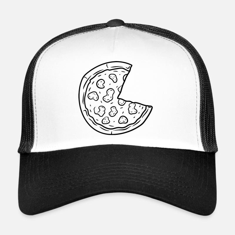 Dessin de pizza Casquette trucker 