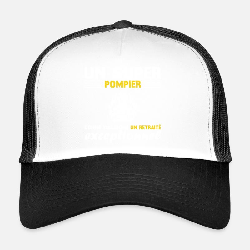 un super pompier donne un retraité exceptionnel Casquette trucker 