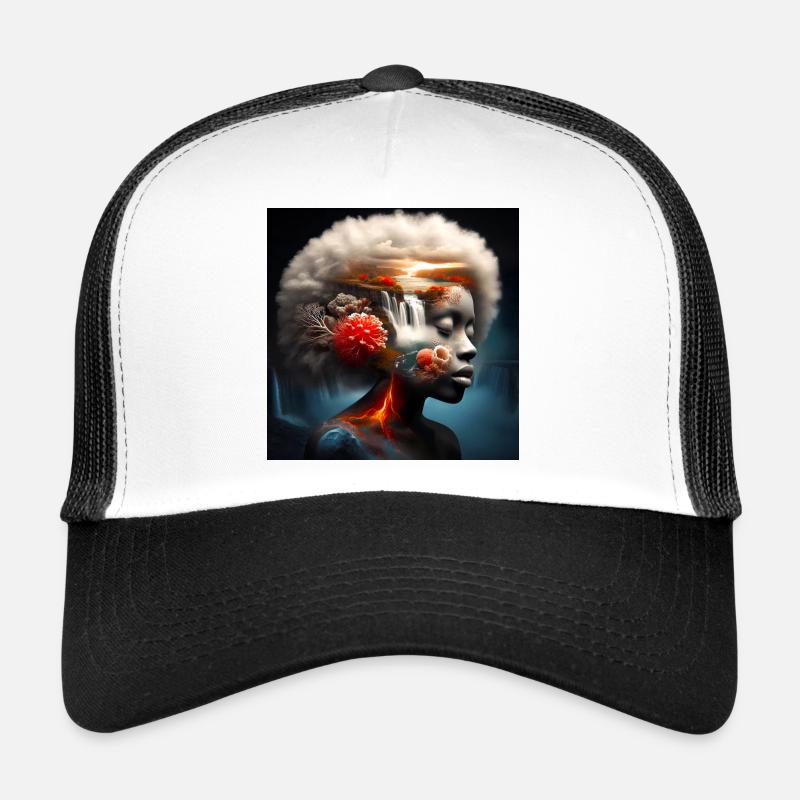 Visage Surealiste Casquette trucker 