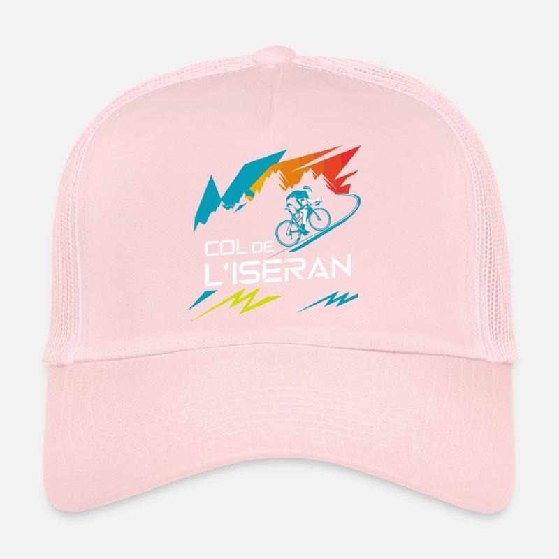 Col de l’Iseran Cycling Art Trucker Cap