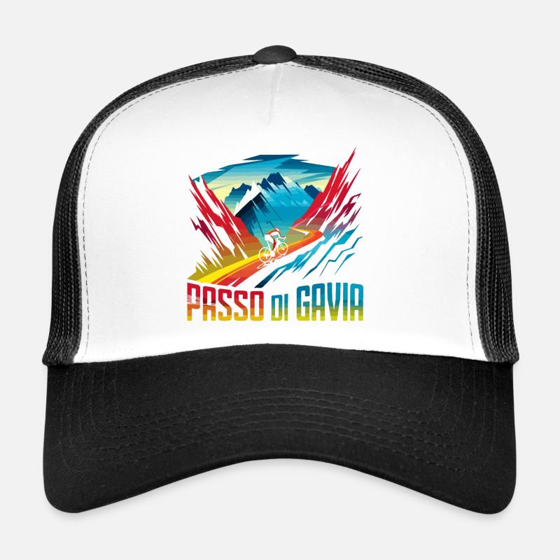 Gavia-Pass - Legendärer Aufstieg - Italien Trucker Cap