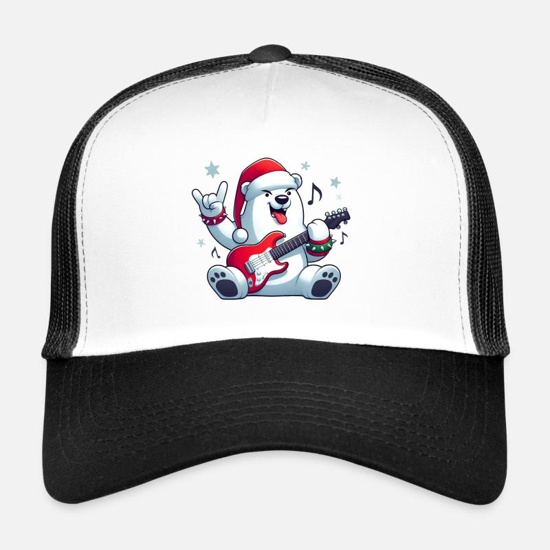 Polar Bear 6 - Trucker Cap - white/black