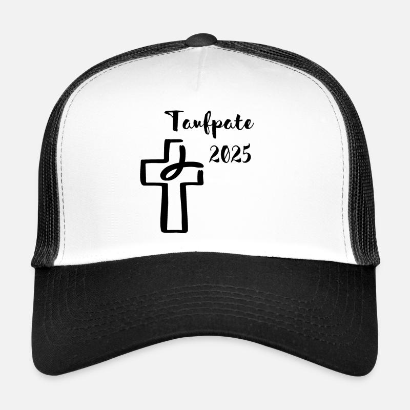 Taufpate 2025 Fisch taucht in Kreuz Trucker Cap