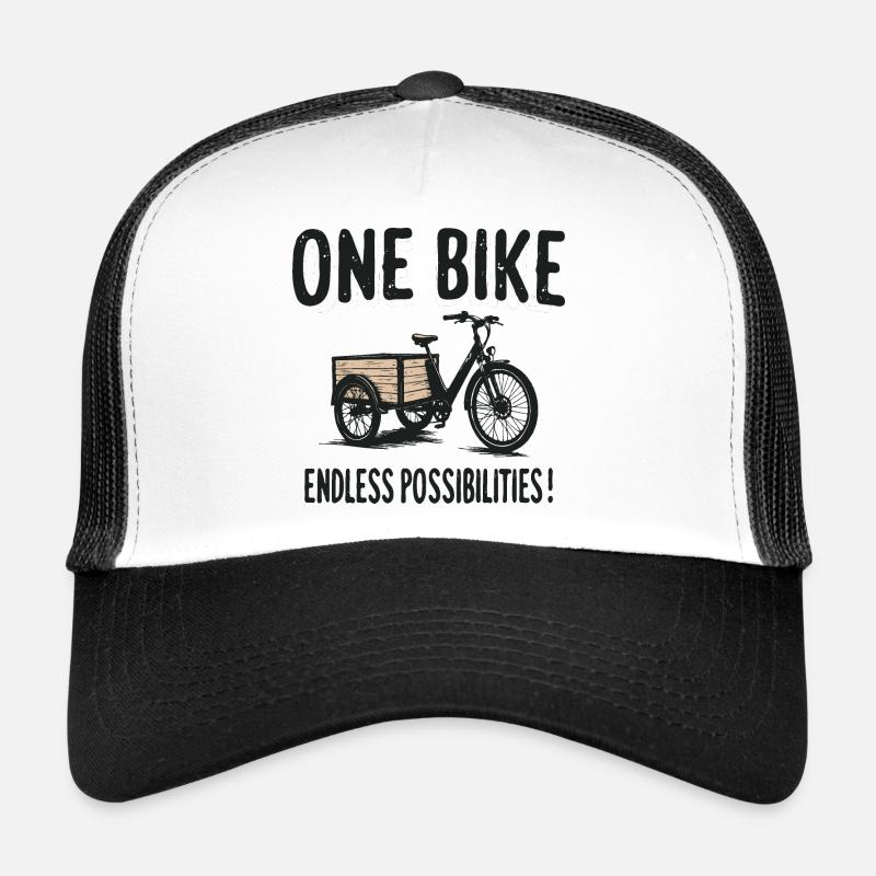 Vélo cargo Vélo cargo Des possibilités infinies Casquette trucker 