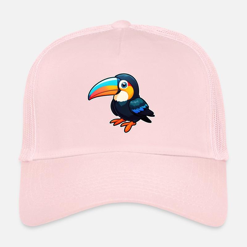Cooler Cartoon Tukan Trucker Cap