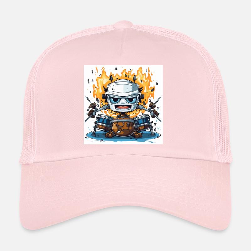 Der Roboter-Trommler Trucker Cap