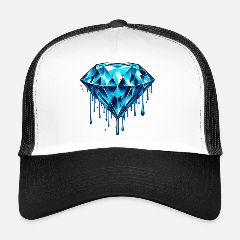 Diamant - Trucker Cap - Weiß/Schwarz