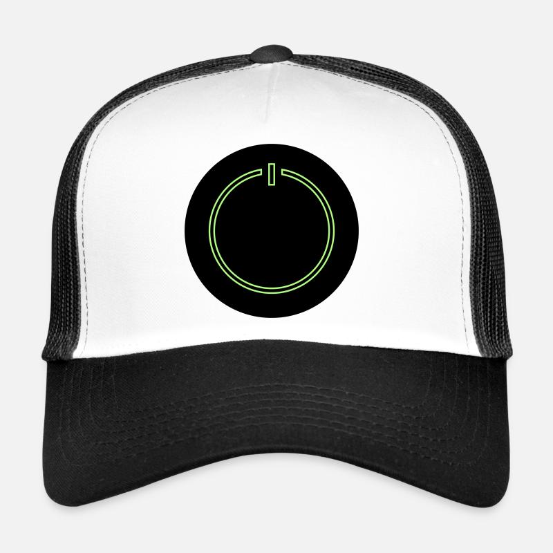 Power Button Trucker Cap
