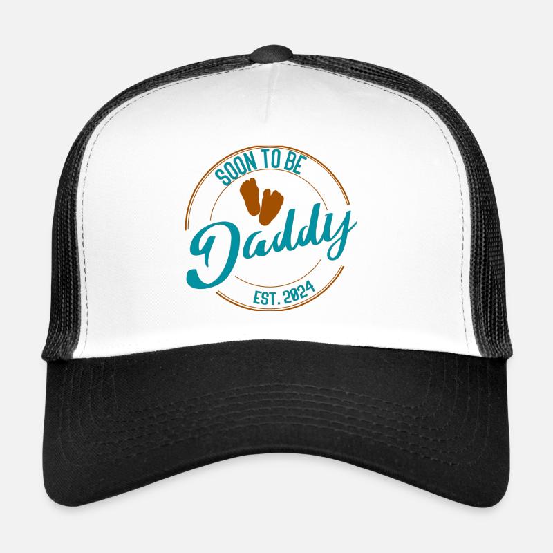 Soon to Be Daddy Gift for Expectant Fathers Colorful Trucker Cap