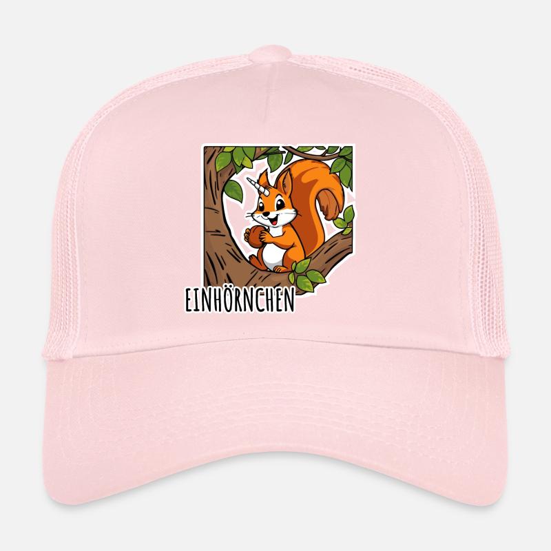Lustiges Einhörnchen - Einhorn Eichhörnchen Trucker Cap