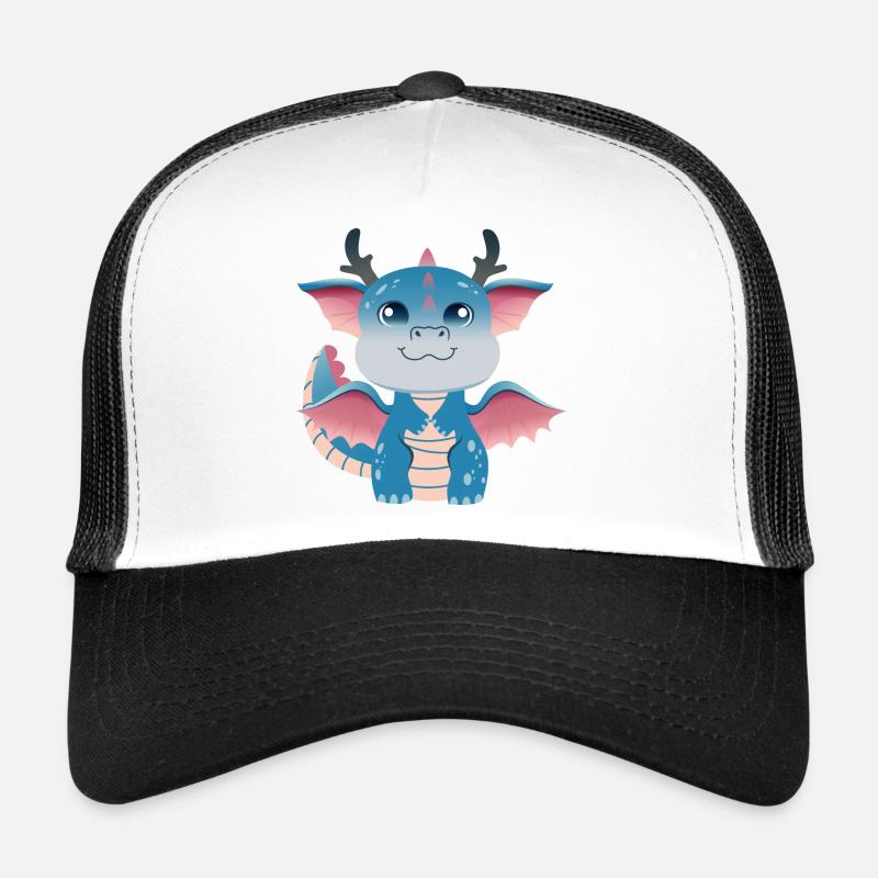 Azure Dragonling Charm Trucker Cap
