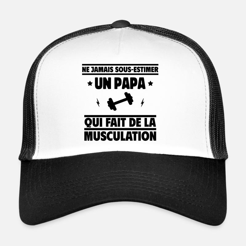 Ne jamais sous-estimer un papa bodybuilder Casquette trucker 