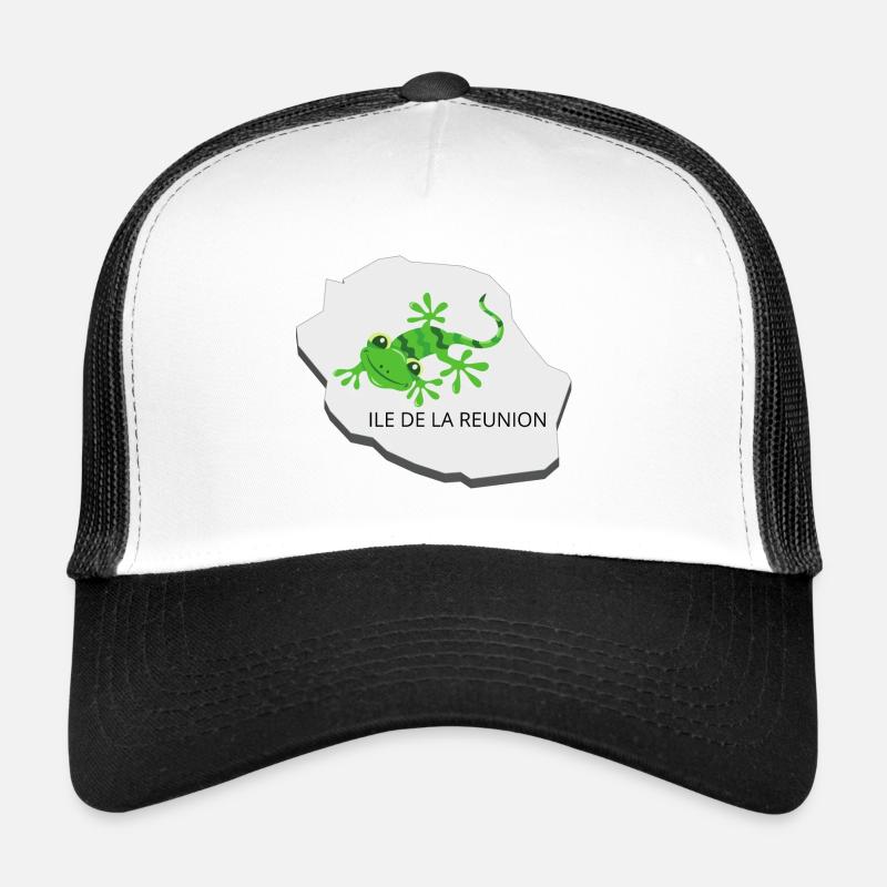 Grenouille tropicale Réunion Casquette trucker 