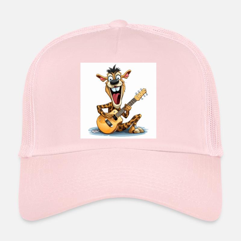 The Neck-Strumming Giraffe Trucker Cap