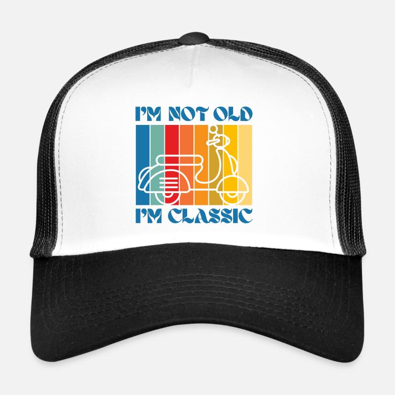 I'm Not Old, I'm Classic – Vintage Scooter Trucker Cap