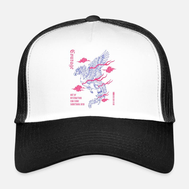 Courage – Phoenix of Rebirth Trucker Cap