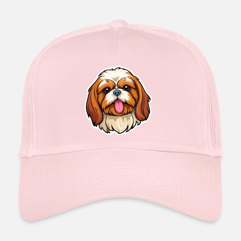 Bande dessinée Mignon Mascotte Chien Casquette trucker 