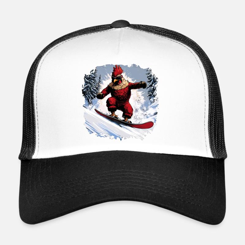 Planche à neige au poulet Casquette trucker 