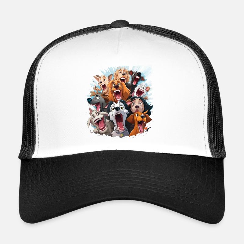 Portrait de la Joyeuse Ménagerie Casquette trucker 