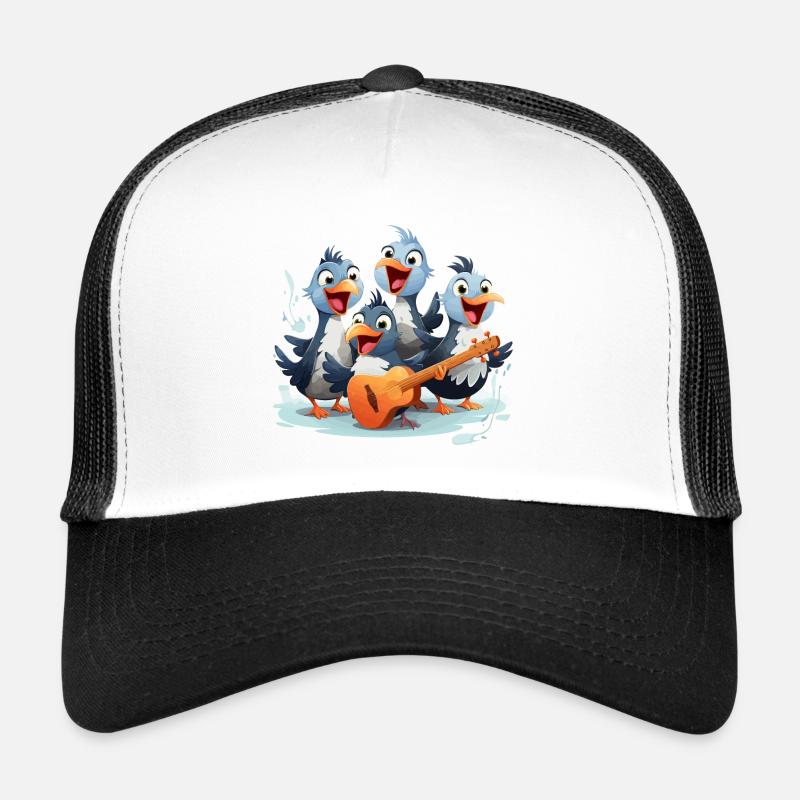 Le chaos de la mélodie aviaire Casquette trucker 