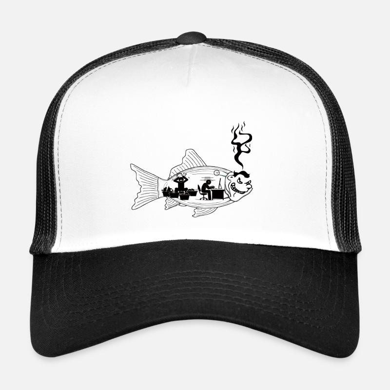 the fish stinks from the head Trucker Cap