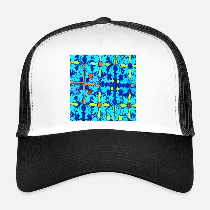 Céramique bleue Casquette trucker 